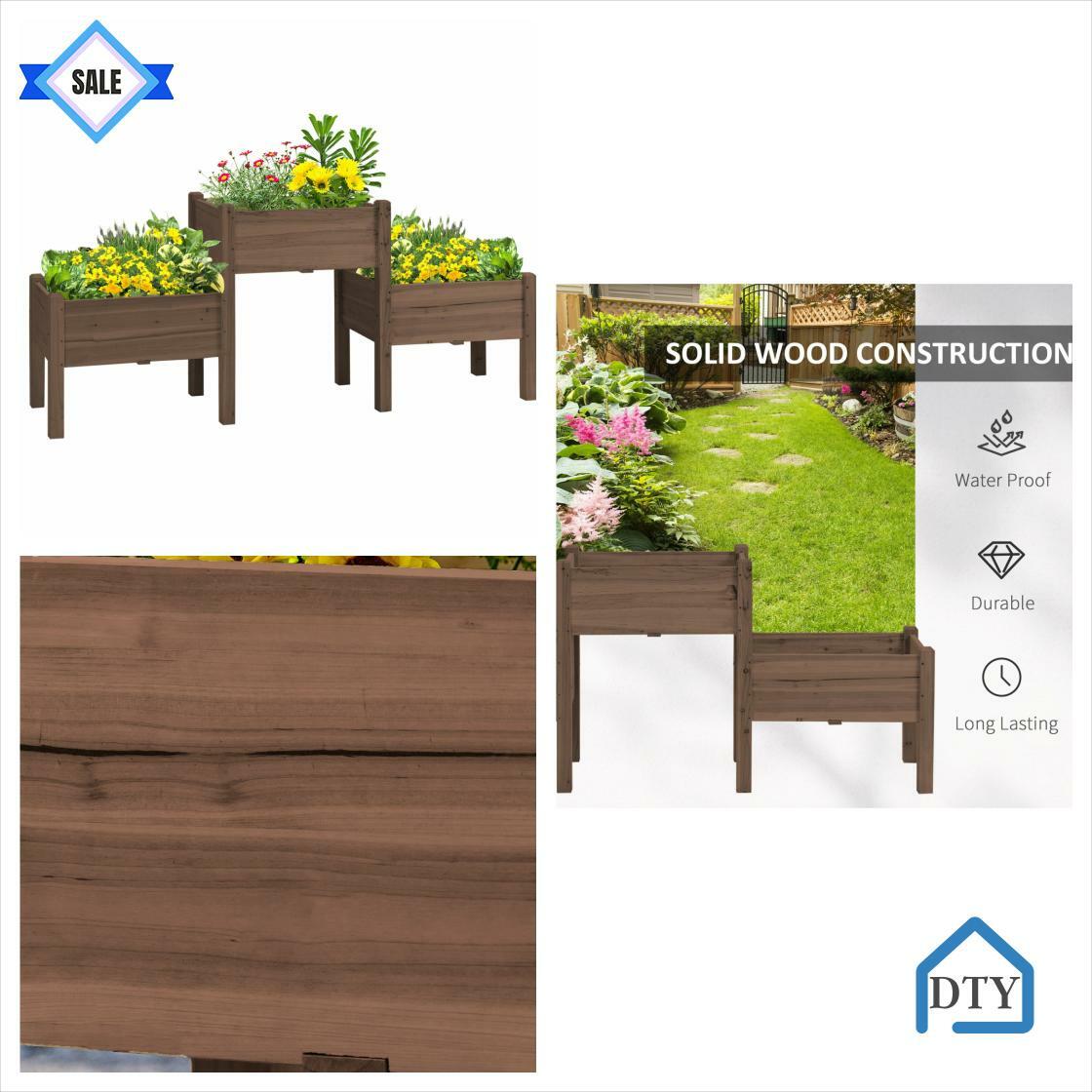 dtystore's tweet photo. Transform your outdoor space with the Outsunny Raised Garden Bed—perfect for vegetables, herbs, and flowers. Create your garden oasis for just $254.88! #GardenPlanters #Outdoor https://t.co/XPCAOKOslN