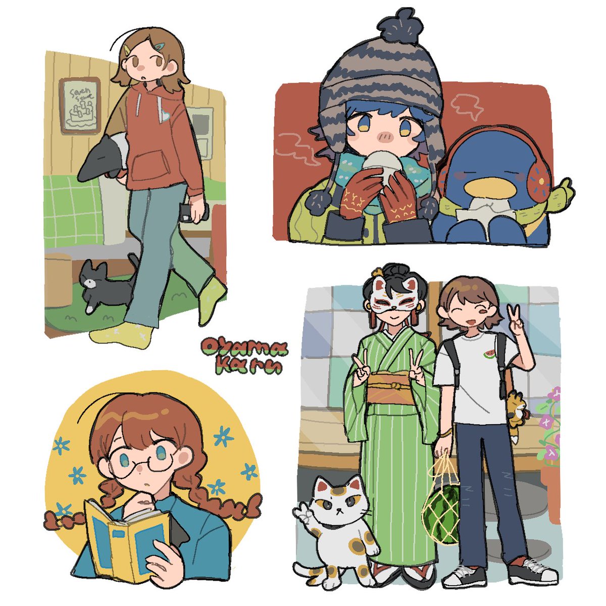 oyamakaru's tweet photo. #夏の創作クラスタフォロー祭り
#今月描いた絵を晒そう
せっかくなのでタグに便乗🌻
生活感や小物などを描いたり、のんびり活動してます〜 https://t.co/0bNyOv58jZ