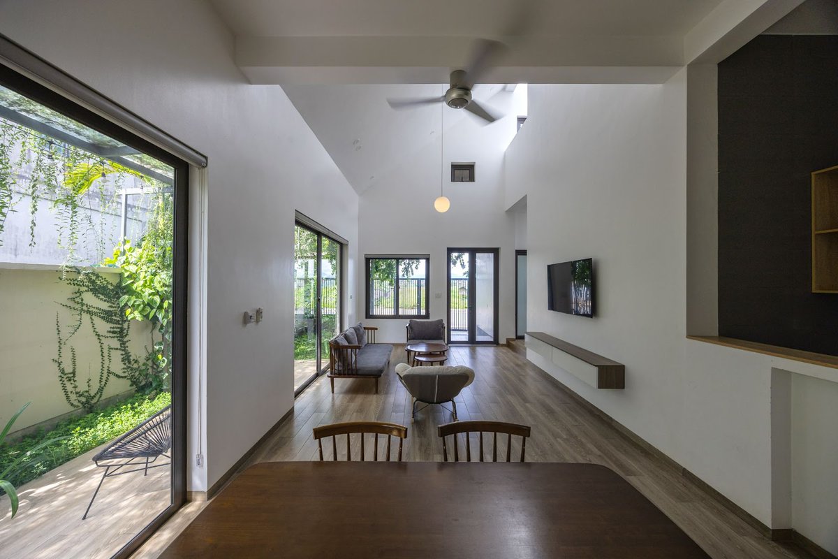 viutiwul's tweet photo. The perfect blend of minimalist interior home design  with nature https://t.co/pHxykxcXtR