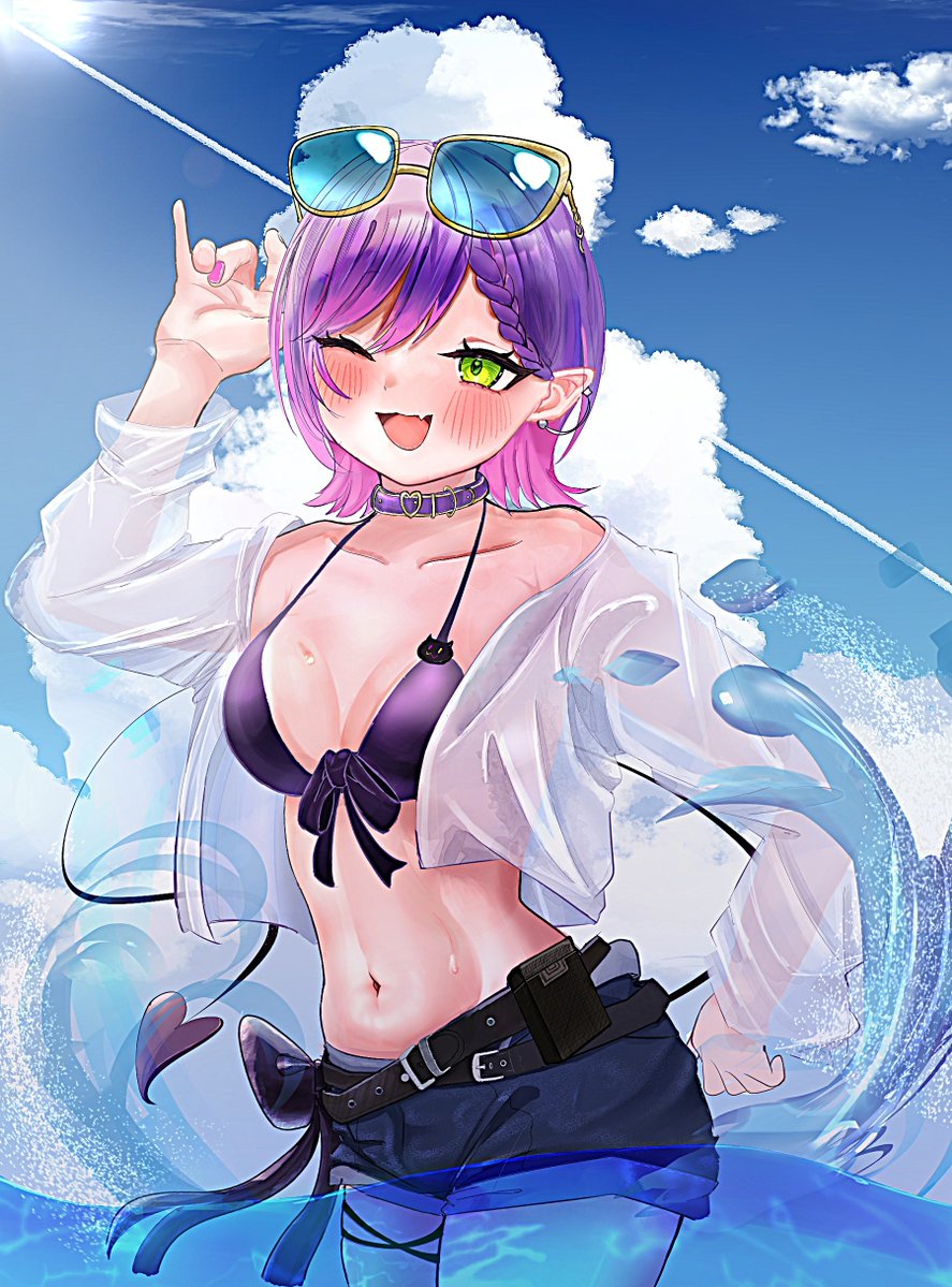 torinonitu's tweet photo. #TOWART
「夏が始まった合図がした」 https://t.co/weR5eOfF67