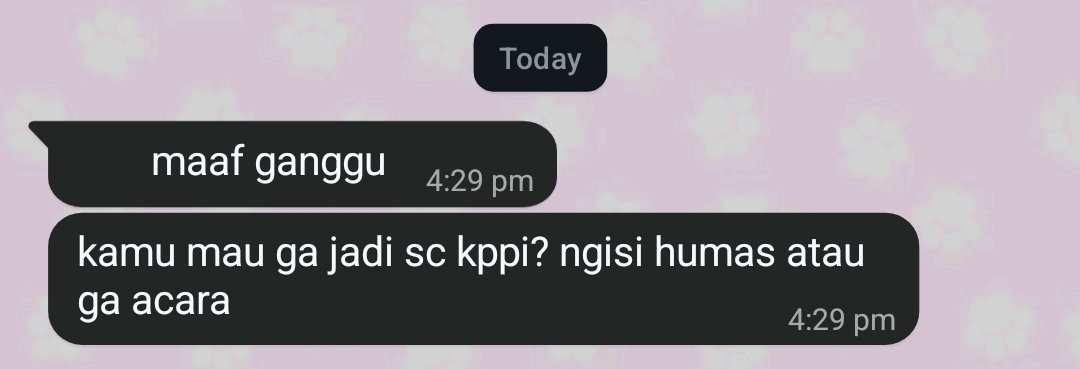 issabellal's tweet photo. apa sy mau jadi sc kppi di hima? tdk https://t.co/7VWTlbr8Fg