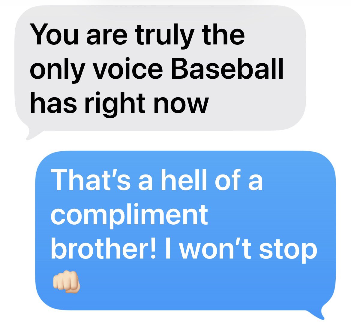 shegone03's tweet photo. I got this text message yesterday from a great friend and long time @MLB executive.

Our game is in the toilet folks!

We have to speak up before it’s too late!

#shegone 
@notgaetti @BobFile @twuench @billdubs @iamrags @artofhitting @hittingguru7 @slider_sinker @SliderDom @low_and_outside @TheRealJHair @DMEASrecruiting @VandyonTigers @mikepiazza31 @SalMarinello @RVGDag @AMBS_Kernan @TheKineticArm @WillClark22 @MLB @MLBPA @MLBPAA