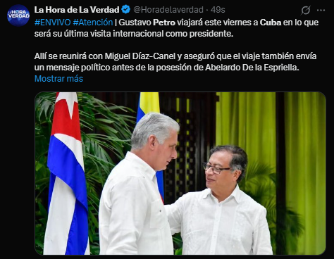 dmarcordoba's tweet photo. Se puede quedar allá disfrutando del comunismo que tanto le gusta. Sin comida, sin agua, viendo la violación de los derechos humanos. https://t.co/ohCMb96PJS