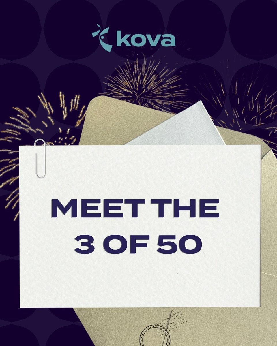 kovaapp's tweet photo. Hey guys! 👋 we’re officially introducing you to the 3 of 50. These are our top 3 founding organizers making big money moves on the app. Over the course of the next few weeks, they’ll be taking us through their experience on Kova and how we’ve made their lives easier. Stay tuned! https://t.co/IPxg9B5T2P