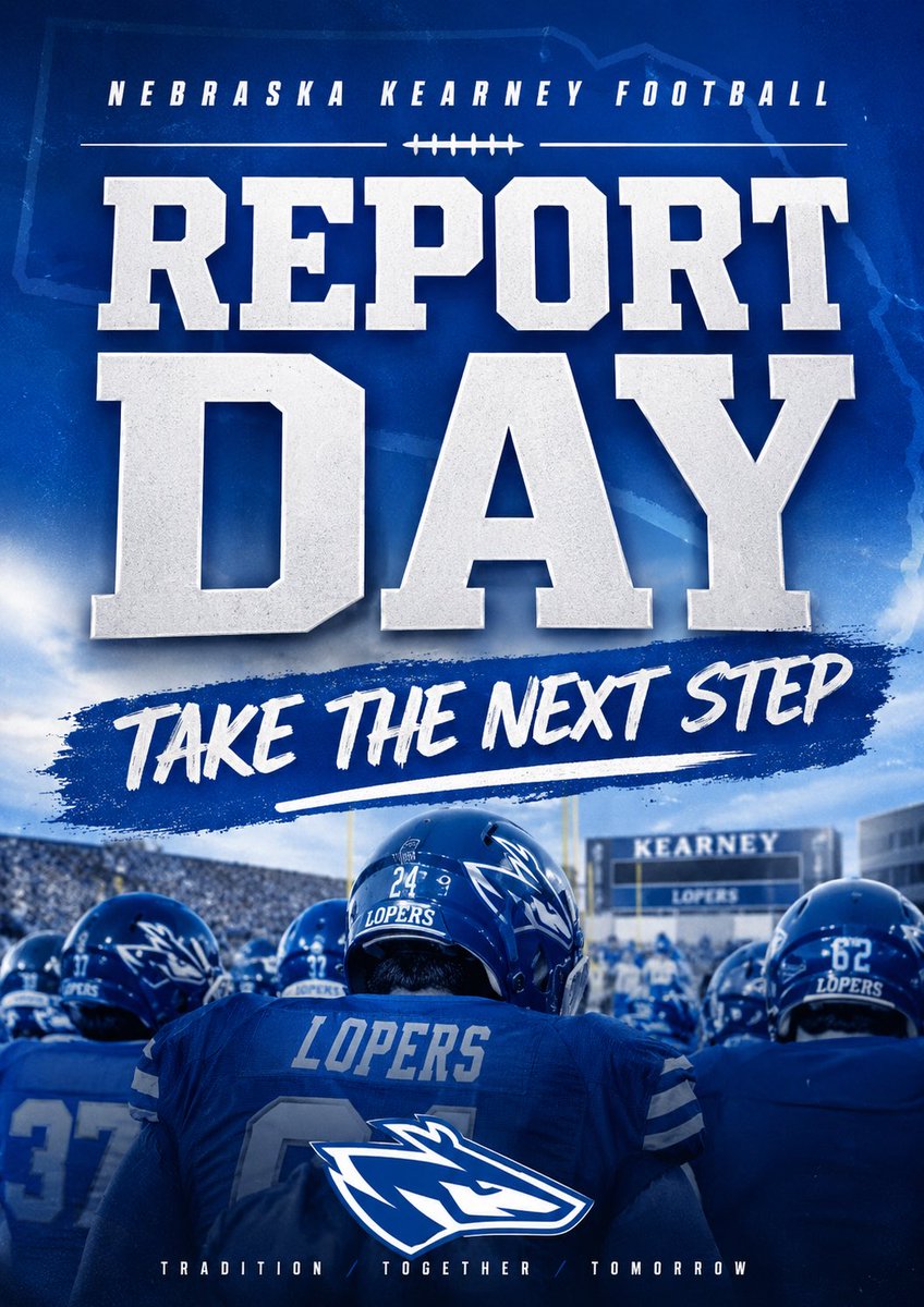 CoachRHeld's tweet photo. 2026 Report Day Today!  Our guys have worked hard this summer.  In order to get respect, you have to earn it.  We’ve got better every year and we expect to “Take The Next Step”.  The @TheMIAA Conference brings their “A” game every week!  We will Stick to the PROCESS!  @UNK_Athletics @UNK_Football 🤘