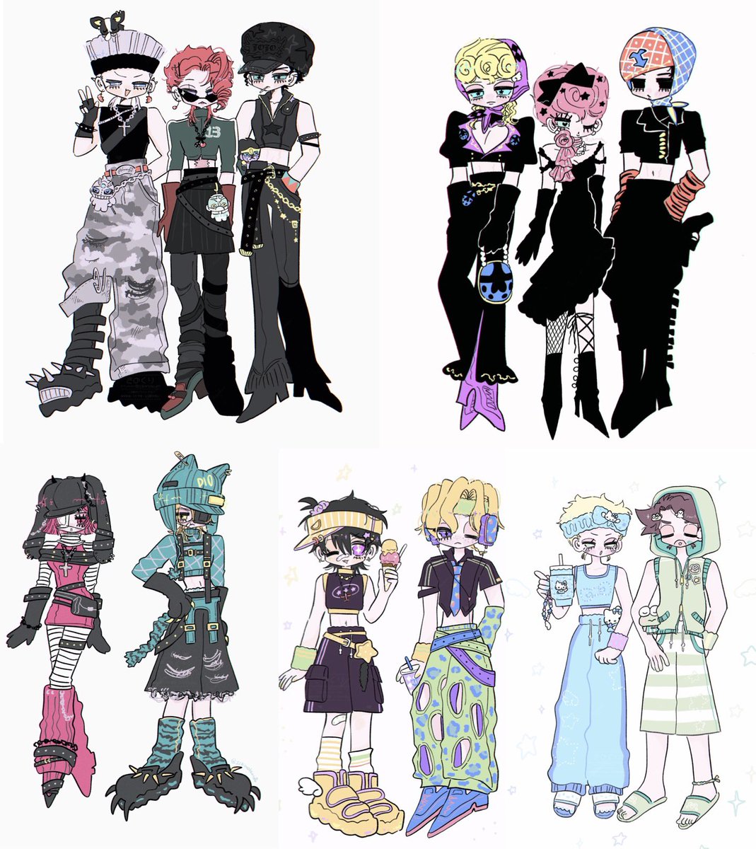 jjkinokuri's tweet photo. 7月は久しぶりにたくさんょょお絵描きできてうれぴ〜𖤐⸝⸝⸝⋆
#今月描いた絵を晒そうㅤ https://t.co/liSSVwswXd