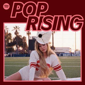 ChartsAudreyH's tweet photo. “Sue me” rises to a new peak of #5 on Spotify’s Pop Rising playlist. 

— The playlist has 3.2 million saves. https://t.co/35jIBTUGMV