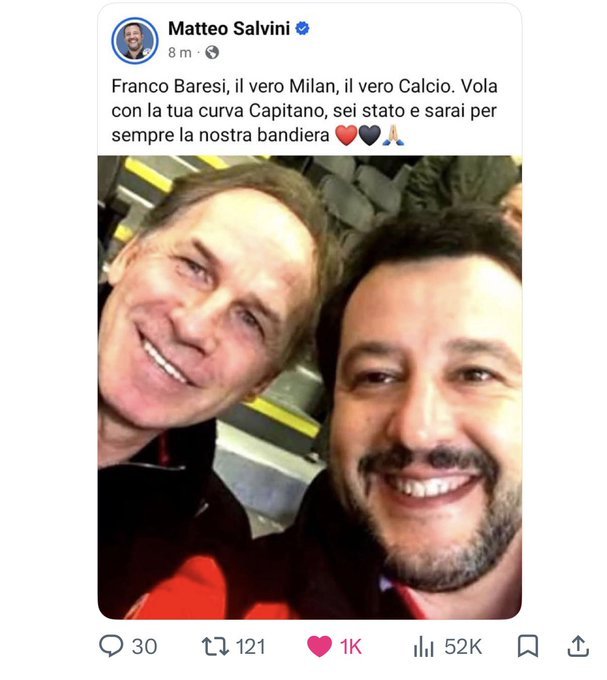 mov26_7's tweet photo. @Giusepp74133601 @P15Sere @matteosalvinimi Ma taci https://t.co/8kVKWjlTC9