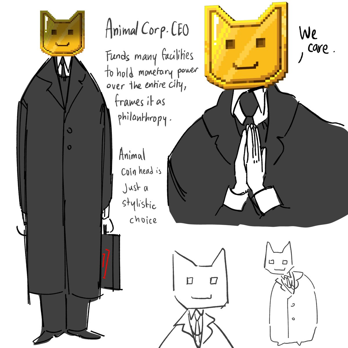 vinegaurrr_'s tweet photo. animal corp's ceo fan concept #animalhospital https://t.co/6HoOi3JlID