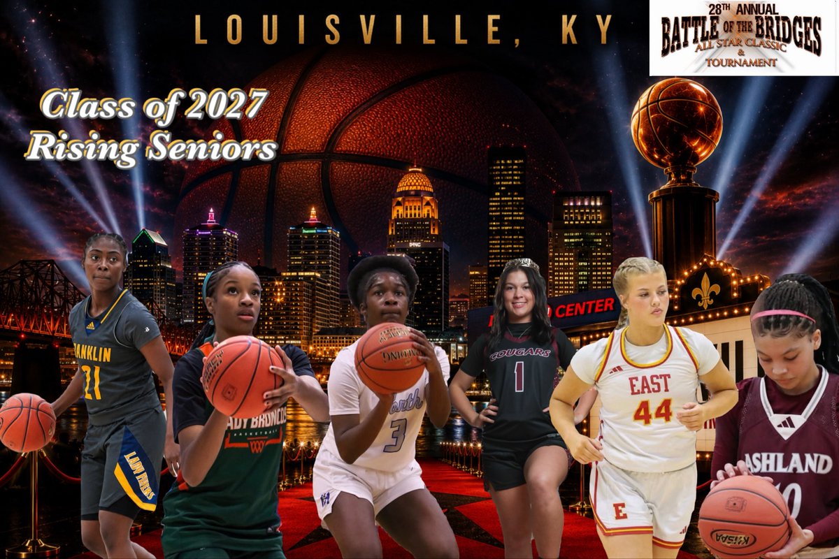 CoachAnthony78's tweet photo. Ladies and gentlemen…your 2026 Rising Senior Battle of the Bridges All Stars!!  Can’t wait to watch them take the court tomorrow!! Go Kentucky! @KennedyStamper1 @jaelee_knowles @jaelyndye27 @OfficialAmirah8 @lp44rose @Kenzi4415 @brookelynduck @AsiaCharles2027 @makiy2027 @marryah_carr @BrynnBrickey