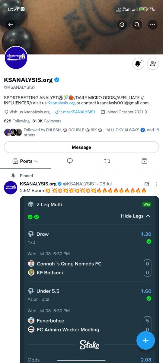 ProfitSafe's tweet photo. @KSANALYSIS1 2031632540

Kuda bank

Because here BOOMGRATULATIONS is more possible than WHAT IS CASHOUT @KSANALYSIS_1 https://t.co/hl2XGfeDrS