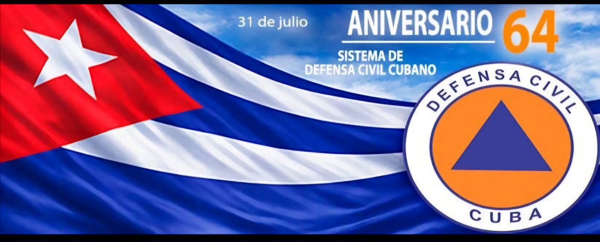 DayamisL14833's tweet photo. "Defensa Civil Cuba. Un órgano del pueblo y para el pueblo".

Celebramos la constancia, la preparación y la entrega de quienes nos protegen. 

¡Felicidades en su nuevo aniversario! 🇨🇺✊

#PreparadosYAlertas
#MunicipioPilón #ProvinciaGranma #Cuba https://t.co/GL5yK5Kd1B