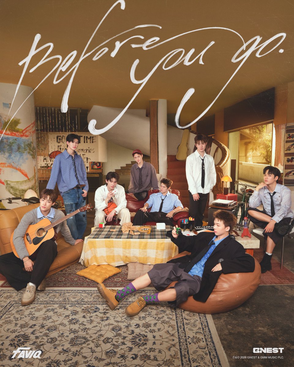 Faviq_gnest's tweet photo. [FAVIQ 2nd Single - Before you go 🎈]

‘Before you go (ถ้าเธอจะไป)’ OFFICIAL MV
05.08.2026, 2.30PM (ICT)

YouTube : gnest_official

#FAVIQ_BeforeYouGo
#FAVIQ
#GNEST https://t.co/d0E3bBBQI7