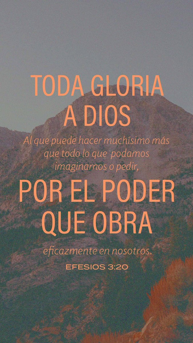 Maco_Rodas's tweet photo. https://t.co/Gloag7ME4i.comEfesios 3:20 RVR95
[20] Y a Aquel que es poderoso para hacer todas las cosas mucho más abundantemente de lo que pedimos o entendemos, según el poder que actúa en nosotros, 

https://t.co/wOQJKdhLOO https://t.co/MgnJctf4ru