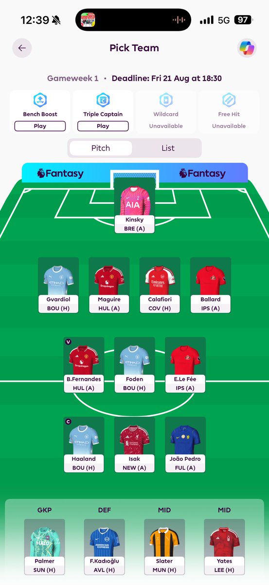 mcfcharv's tweet photo. @FPLMeerkat you already know it, easier to come down from isak than go up to him https://t.co/bJZN5kaflm
