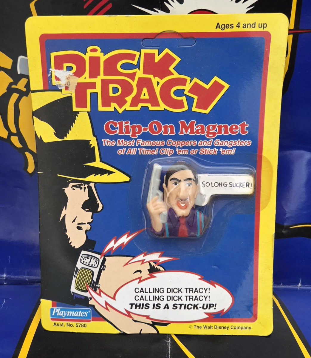 DTMoviePodcast's tweet photo. This week we've been looking at the Dick Tracy playmates magnets, anyone have any of these in their collection?
More importantly does anyone have one on the fridge and are actually using it?! π
#TalkingDick #TheDickTracyMoviePodcast
#DickTracy #Playmates #Magnets https://t.co/Yg5oZQ1GxC