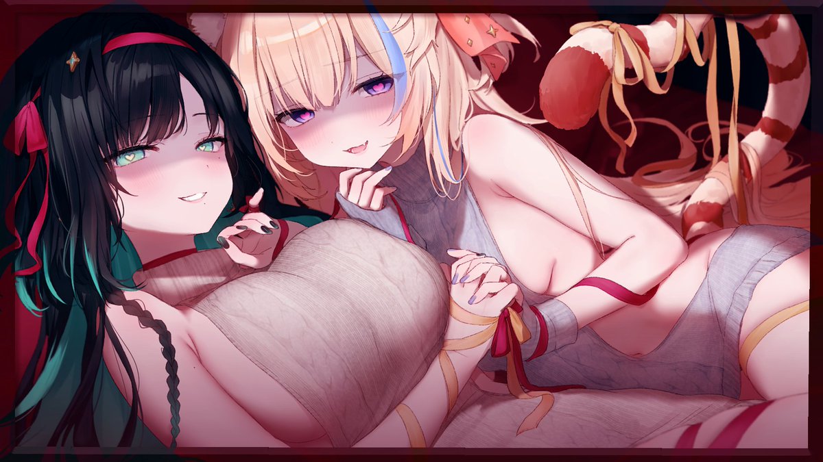 cerseasoulstorm's tweet photo. ☠️DONOTHON REWARD☠️
 【PUPPY X KITTEN ASMR】
feat. special guest @ShabelTonya 🧡

we heard you're thinking about other girls?
but that's not allowed... 💢💢💢 https://t.co/PA2jIYzjxW