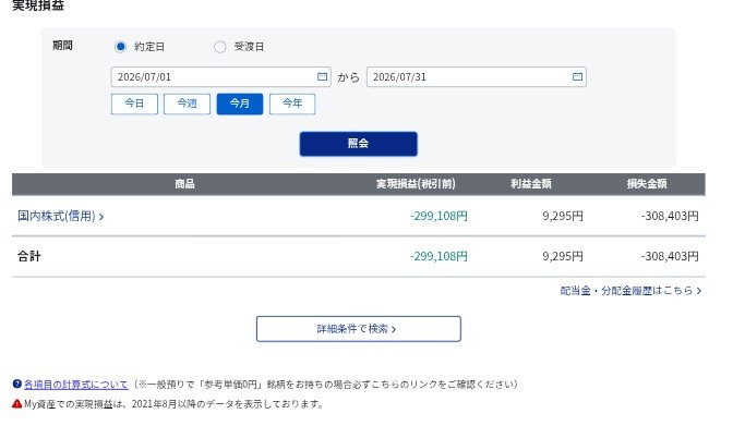 DlaxDrax's tweet photo. 7月の株取引損益

-30万
一応含み益が15万程残ってます
また、個別株始めてみました
やっぱり個別株の方が調子いいみたい。

#株クラの輪を広げよう
#株式
#トレード
#証券
#NISA
#資産運用
#日経
#株取引
#投資家さんと繋がりたい
#投資家さんとつながりたい
#投資家
#投資
#損益
#取引垢と繋がりたい https://t.co/NqfQBdW4W3