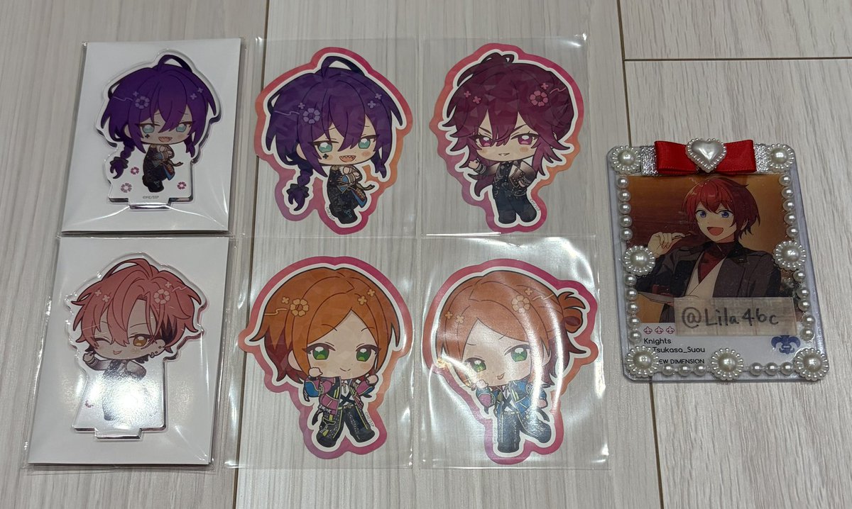 Lila46c's tweet photo. 【交換】あんスタ アニメイトカフェ アニカフェ アクスタ ステッカー

譲：マヨイ ひなた ゆうた 望見 舞珠

求：同種 チトセ  (身内分)

✧郵送交換

お声がけお待ちしております🎀 https://t.co/i17TJwHo5b