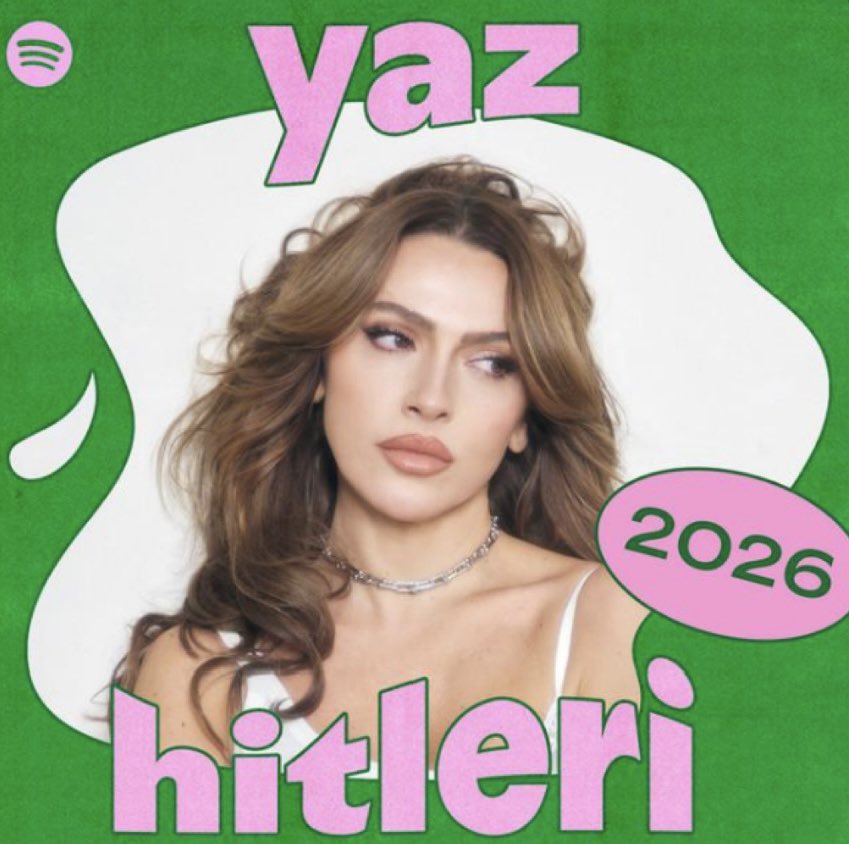 efwednz's tweet photo. #Spotify’ın “Yaz Hitleri 2026” çalma listesinin kapak yüzü ve 1 numarası Hadise oldu! 💚✨
Listede "Ara Beni" ile 1 numarada yer alan Hadise, bu yazın da en çok dinlenen isimlerinden biri olmaya devam ediyor! 💚✨
#Hadise #AraBeni #Spotify https://t.co/SZhwsx1CAg