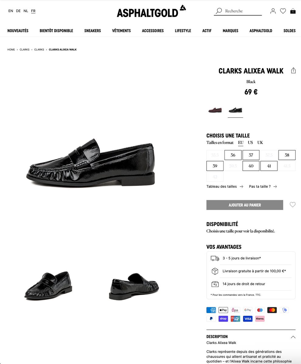 CaminoTV's tweet photo. 69€ retail un mocassin Clarks en cuir ? libérez les grandes tailles svp

https://t.co/oP1VJIpje2 https://t.co/iSqu6spY86
