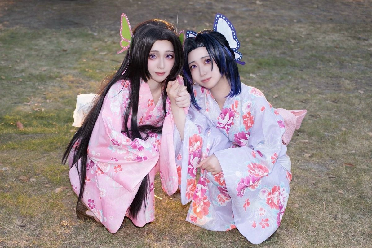 jellyfish_cos2's tweet photo. Cos ／胡蝶カナエ🌸
　　　胡蝶しのぶ🦋　@amane_zatta 

📸▷▶@02xxf 

#アコスタ万博夏祭り
#鬼滅の刃コスプレ https://t.co/S4ZaVZ9ObI