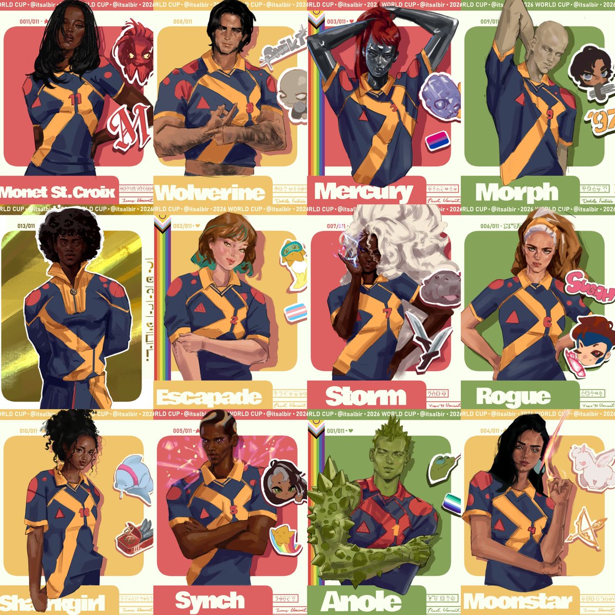 itsalbir's tweet photo. [Meet Krakoa's 2026 World Cup Team]

The project really is over and the team is complete, coach and all!
Who was your favorite?

See you in the next project very soon, thanks for the support throughout 🫶 https://t.co/vS81BLiDt6