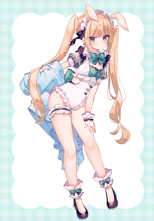 ana_ame0's tweet photo. バニーメイドちゃん https://t.co/bvgiG5M76u