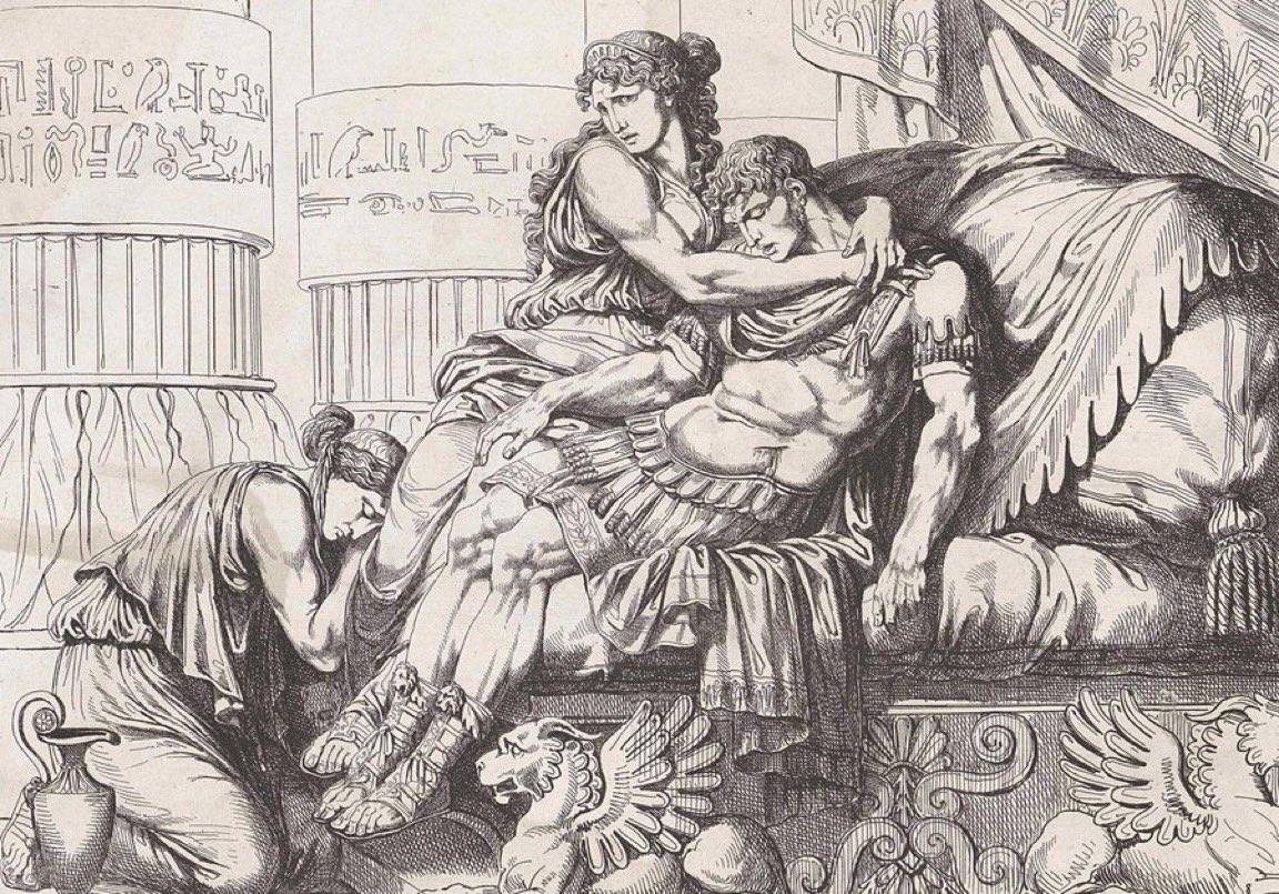 RepMikeCollins's tweet photo. On this day in history in 30 BC, Marc Antony defeated Octavian in the Battle of Alexandria.

Once allies, Antony and Octavian became rivals after Julius Caesar’s death. Tensions rose when Antony left Octavian’s sister for Cleopatra, sparking political backlash.

Despite earlier losses and desertions, Antony won the initial clash at Alexandria—but his army collapsed. Days later, Octavian invaded soon Egypt and won the war. Antony and Cleopatra committed suicide soon after.