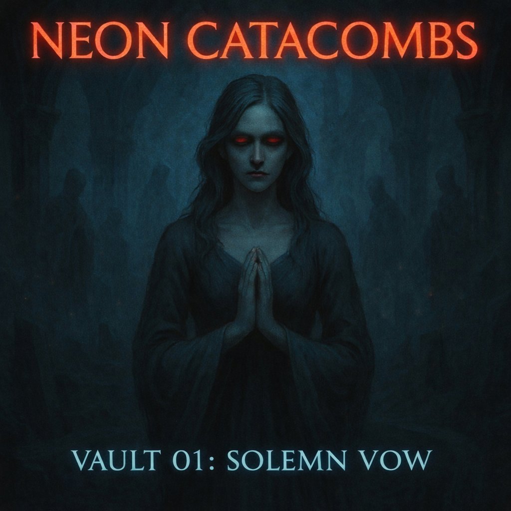 NeonCatacombs's tweet photo. The first EP is here. Five chapters from the descent to the birth of the dirge. 

Listen on Spotify - https://t.co/g0OzZ9iENP

Listen on Youtube - 
https://t.co/SsMlCisCkr https://t.co/UUfLg6x09b