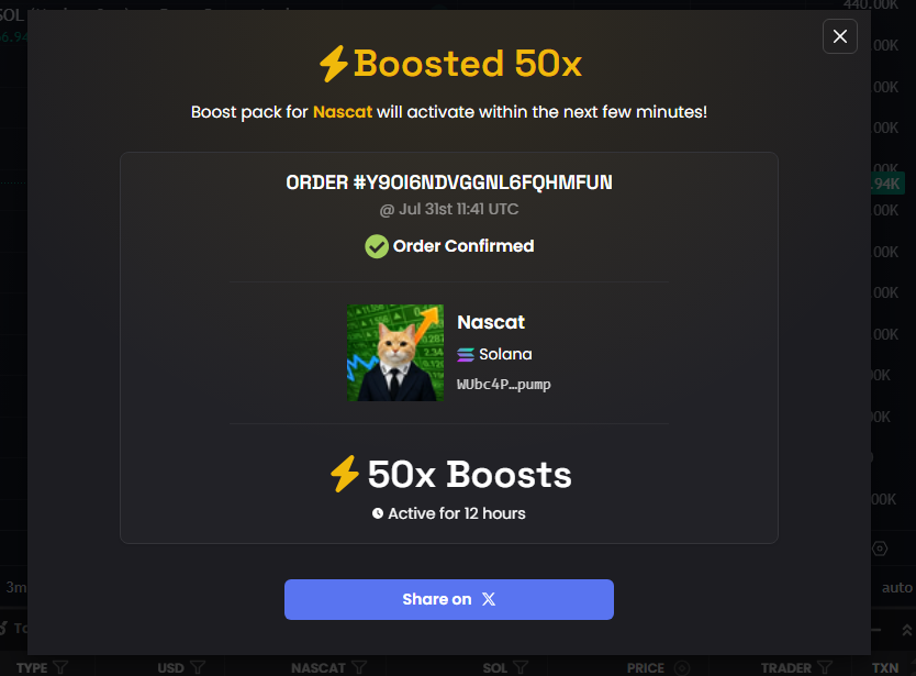 NascatPF's tweet photo. $1,000 bought back for our $10,000 holder campaign,

would bring us to $6,900 left to airdrop after.

+ 50x boost added to bring us to 150x boost

join up below picking winners shortly https://t.co/cHx2KRN6y0