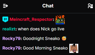 Rocky79Sword's tweet photo. Nick's Kick chat https://t.co/Cfx3nBsKyj