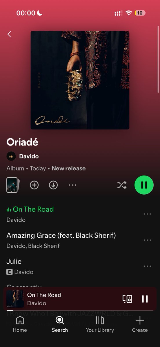 abazwhyllzz's tweet photo. I started listening to the album by .12 Davido didn’t lie❤️🙂‍↕️ https://t.co/thmli4mJz0
