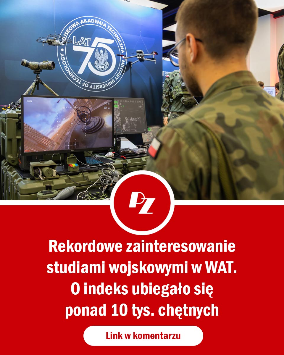 Polska_Zbrojna's tweet photo. Cyberbezpieczeństwo wyprzedziło informatykę i było najchętniej wybieranym kierunkiem przez kandydatów do @WAT_edu 

@MON_GOV_PL @SztabGenWP @DGeneralneRSZ @DowOperSZ https://t.co/561sx9kM07