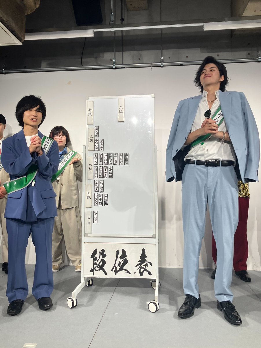 PeachRyosei's tweet photo. 第二回「道場ライブ」がありました！我々ピーチトリガー昇級ならず。三級維持！悔しすぎる！次こそは昇級します！
一枚目は落ち込みを隠すことができていない僕と純粋に同期のネタを楽しんでる可愛いゆっきーです☺️
第三回は我々Bチームが8/13
Aチームは8/6です！
＃タイタンの学校
#ピーチトリガー https://t.co/tMFrNoSUHt