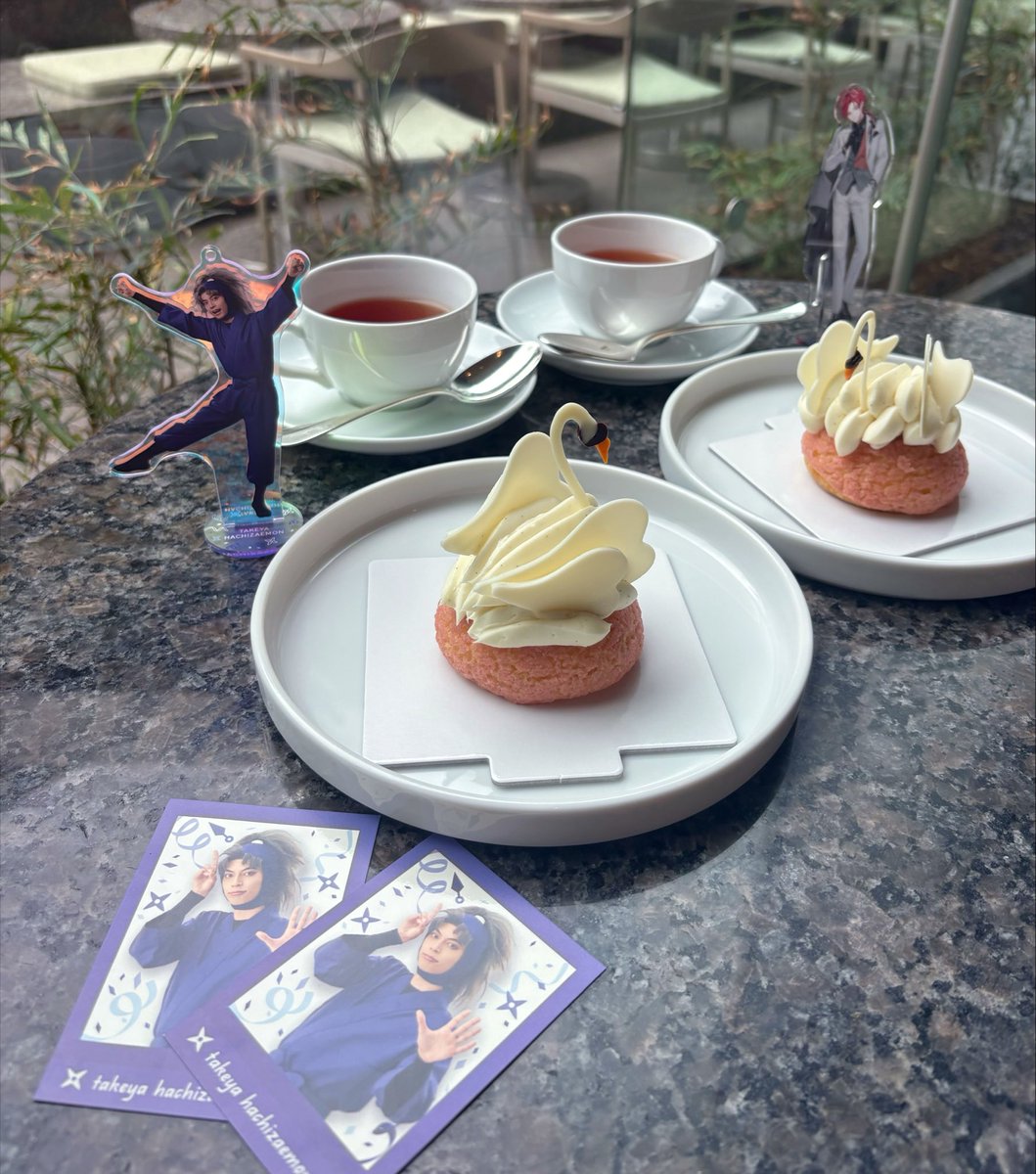8oho__'s tweet photo. 栗原さんのfcイベきてくれたこともあるリア友とお茶会🫖
※リア友はにじさんじ推し https://t.co/O1NIatWXDu
