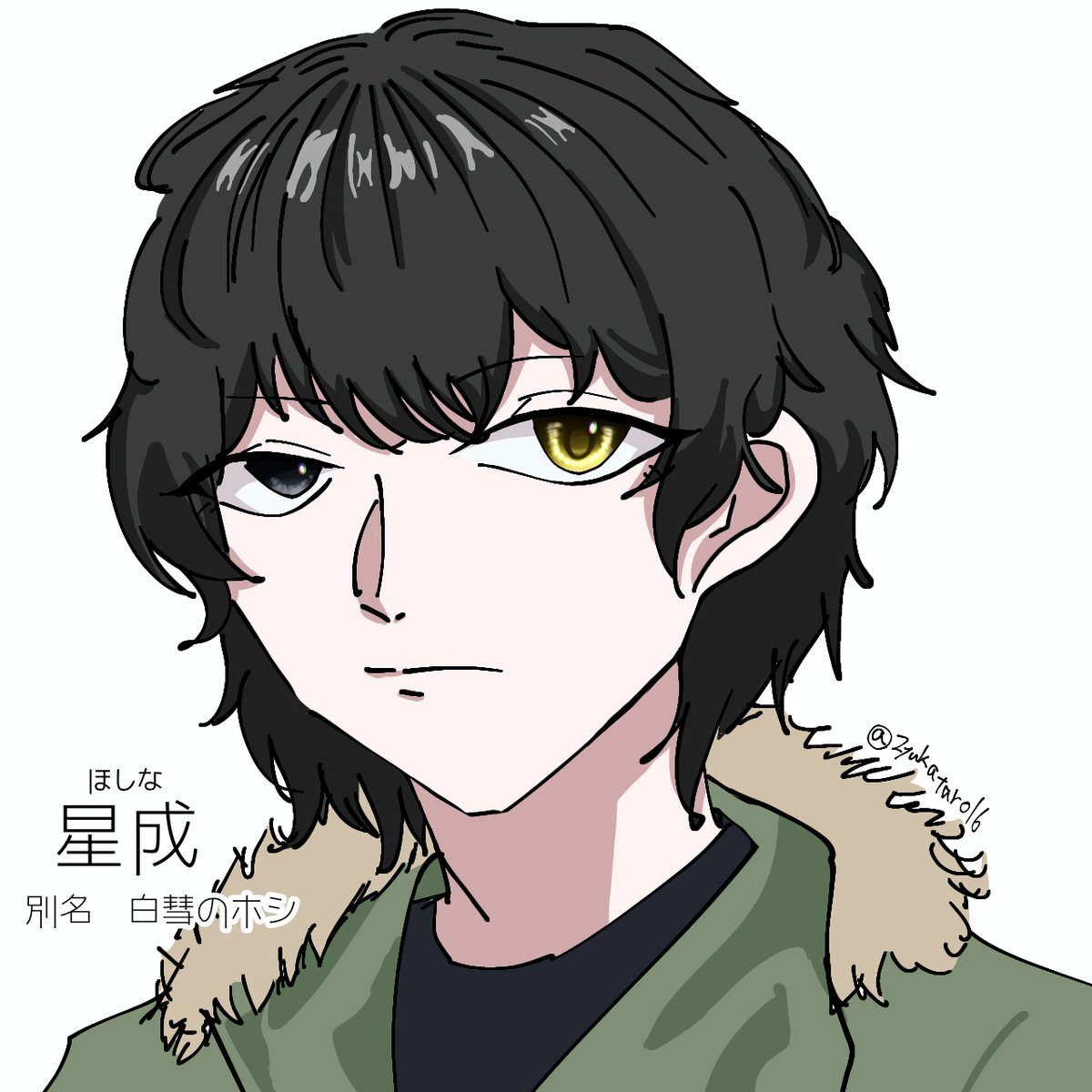 zyukataro16's tweet photo. #このタグを見た人は自分の創作で一番推してるキャラの画像を貼るんだ
少年期、青年期、成人期の順番で！ https://t.co/18NTz4zYVt