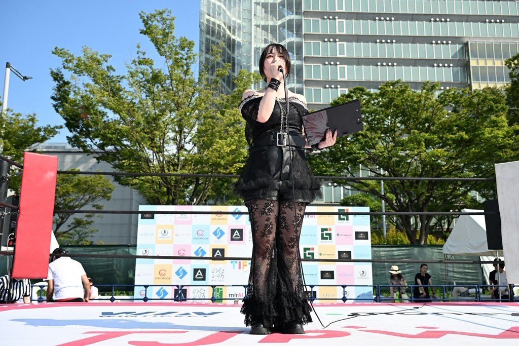 shirai_tjpw's tweet photo. 今日は新コス旧コス大合体スペシャルでした、これ1番涼しい(当社比)

明日は何着よう？🤔 https://t.co/BfOZm8fOs5