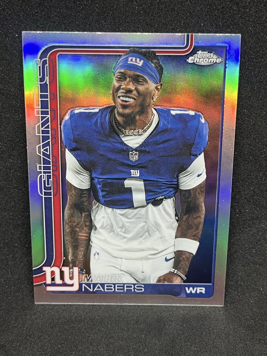 ManicCards93's tweet photo. @cardboardbst $15 each 

Nabers image variation https://t.co/V9WECEnfuJ