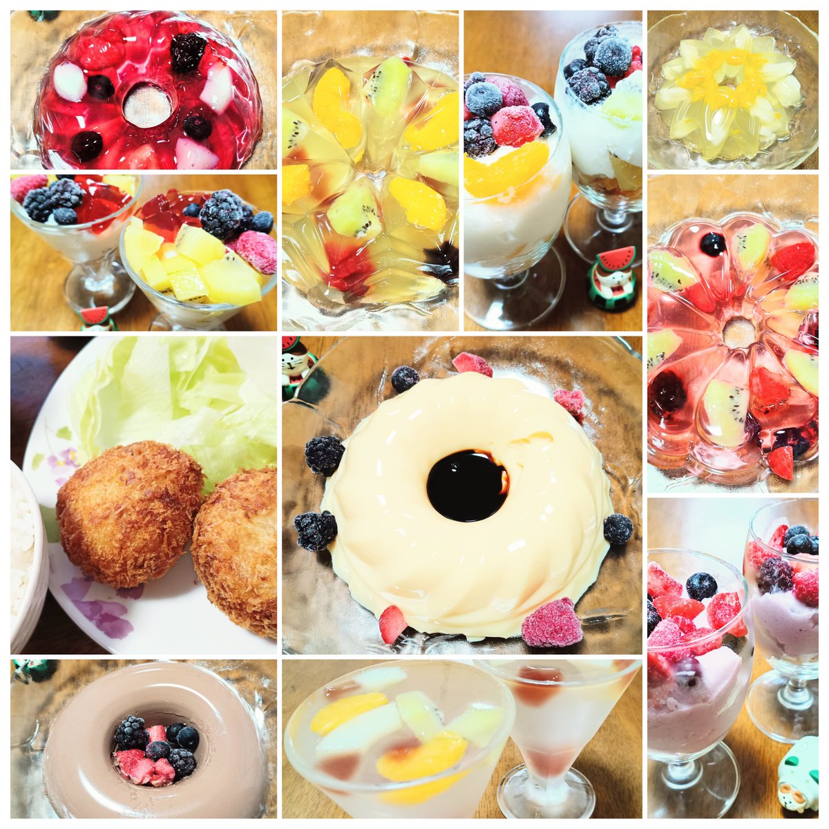 so_ba_na's tweet photo. #7月まとめ

ゼリーしか作ってない！

マーブルパンと
シフォンケーキと
フロランタンでオーブン使っただけですね
こんなに暑いのに３回もオーブン使ってえらい！

※多分8月はオーブン使いません

明日の予告おっぱい
#お菓子作り
#パン作り https://t.co/yeH3XC4KXo