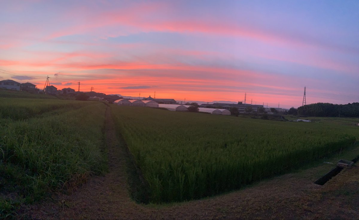 k_kfhk's tweet photo. 今日も空がきれいだった。 https://t.co/Rs8T83jQzc