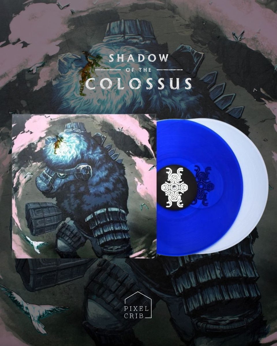 PixelCribAU's tweet photo. At long last, the legendary soundtrack to one of the most adored games in PlayStation history...We're excited to see the return of the Shadow of the Colossus 2xLP on vinyl by iam8bit: https://t.co/nBaPAA8ped 

#shadowofthecolossus #vgmvinyl #gameaudio https://t.co/InVsx3NMd3