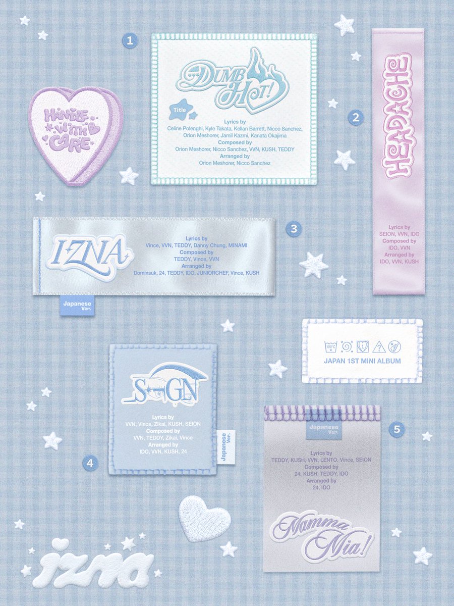 izna_offcl_jp's tweet photo. izna JAPAN 1st MINI ALBUM
『HANDLE WITH CARE』 Tracklist

2026.09.02 Release

#izna
#izna_JAPANDEBUT 
#HANDLEWITHCARE #izna_HANDLEWITHCARE https://t.co/WK84vaOm4w