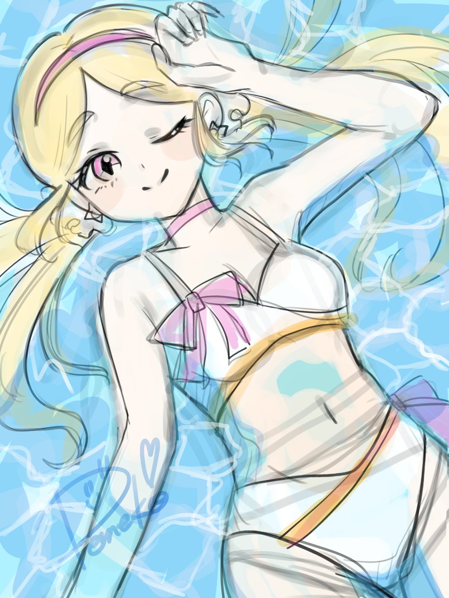 pomekoillust's tweet photo. #今月描いた絵を晒そうㅤ
1枚も完成イラスト描けなかった悔しいいいいいいいい！！
しばらくは時間なくて落書きになりそうです😣

頑張ってアイコン企画だけはやりたい・・・！！ https://t.co/K0mMeazkF4