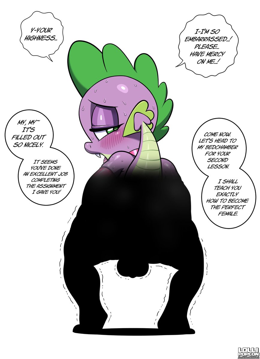 LollipopconArt's tweet photo. Spike, Secretly Tutored by Princess Celestia🎀 🐲
I think he has plenty of talent.
(Releasing in 15 days!&amp; Links in bio!🔗) https://t.co/bMKbfPuzT2