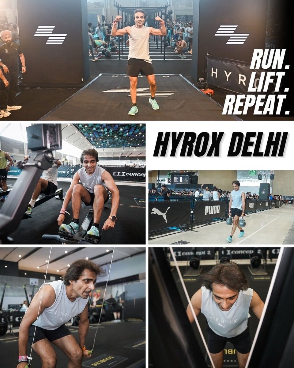 kshitiz_m's tweet photo. First HYROX. 1:51:30. 🔥
After 90+ ultramarathons, I discovered a whole new kind of challenge. Different sport, same mindset. Proud to take this on at 47 and excited for what’s next. 💪
#HYROX #FirstHYROX #UltraRunner #AgeIsJustANumber #hyroxdelhi #NeverStopGrowing https://t.co/x9G4F6cstX