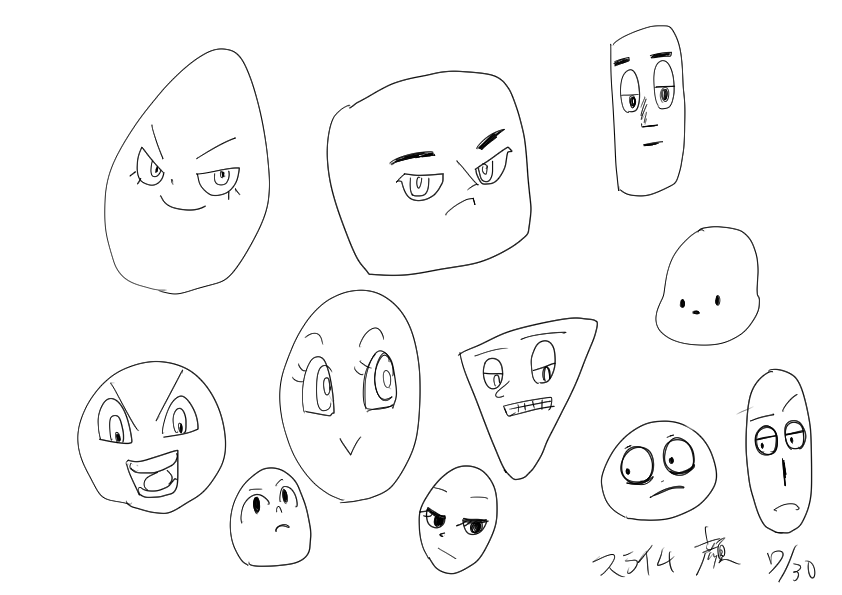 rca_7echieve's tweet photo. パルミー体験でスライム描いてました〜
もはや顔の輪郭になっちゃってますが……
表情強化に良いですね〜 https://t.co/RWo8KLwkg7