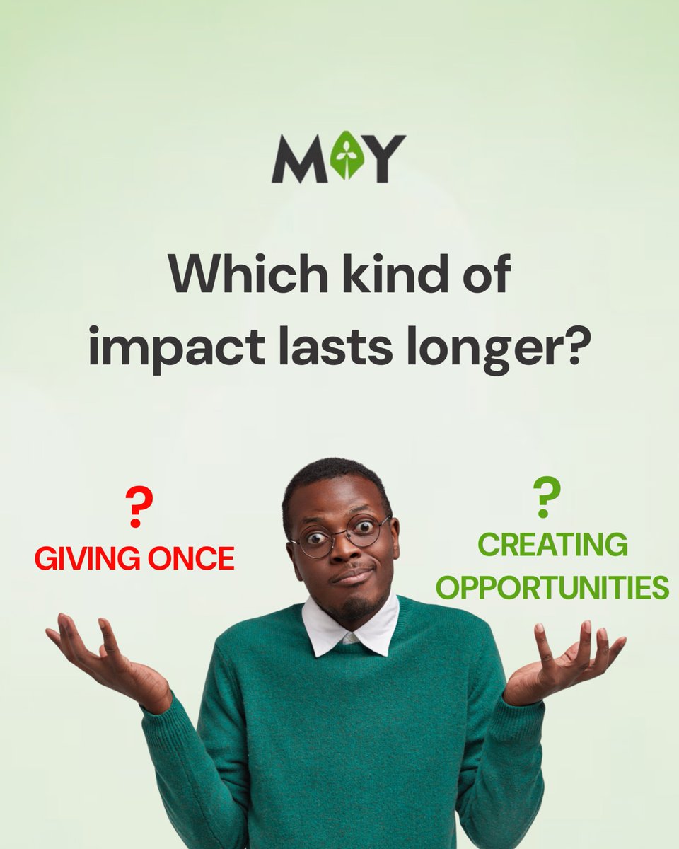 MayFoundations's tweet photo. True impact comes from meeting today's needs while creating opportunities for tomorrow. 💚 #MayFoundation https://t.co/8QgdTCi9Qa