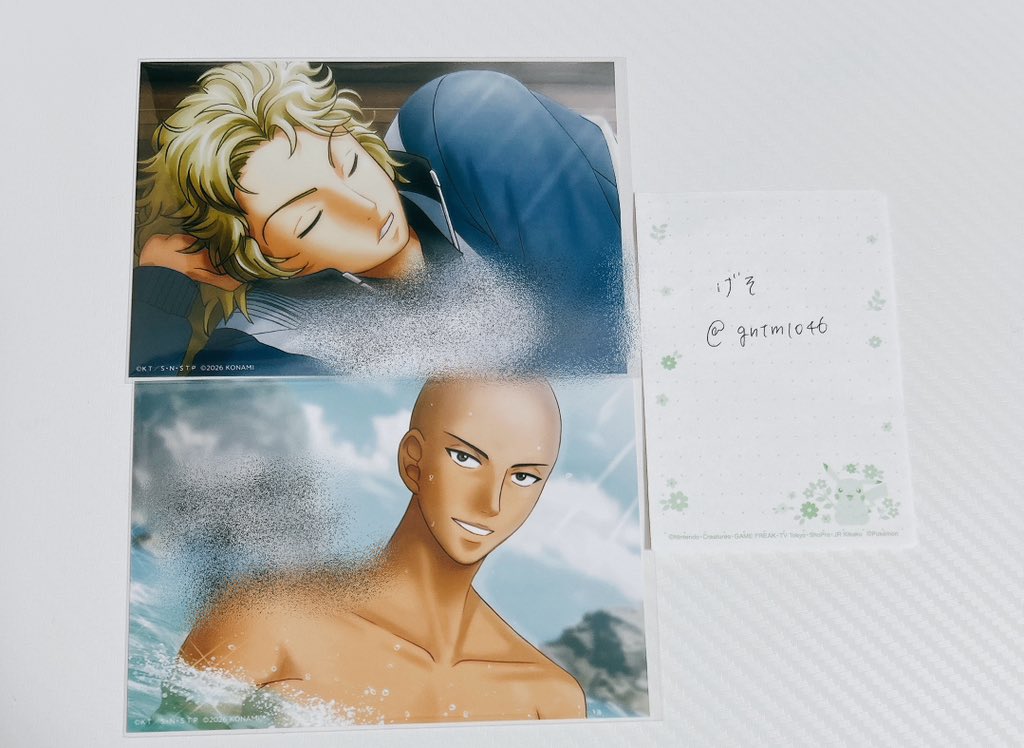 gntm1046's tweet photo. @1
【交換】テニプリ ドキサバ ドキドキサバイバル 早期購入特典 思い出フォトメッセージ

《譲》
芥川、ジャッカル

《求》
切原、仁王、観月

郵送または都内・千葉お手渡し

よろしくお願いいたします。 https://t.co/rqieO7oqb0