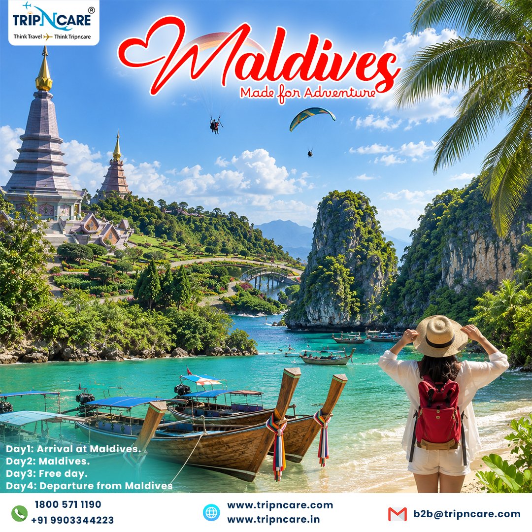 tripncare's tweet photo. Maldives — A Perfect Family Escape Awaits! 🌊
Where turquoise waters meet endless sunshine, and every splash is a memory waiting to be made. Dive into paradise with your loved ones — because the best https://t.co/KuYgygZ21a